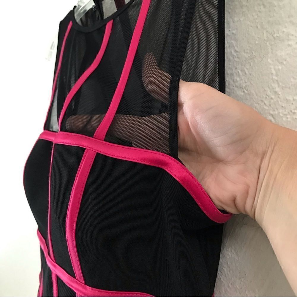 Js Collections Retro 60’s Look Sheer Mesh Color B… - image 6